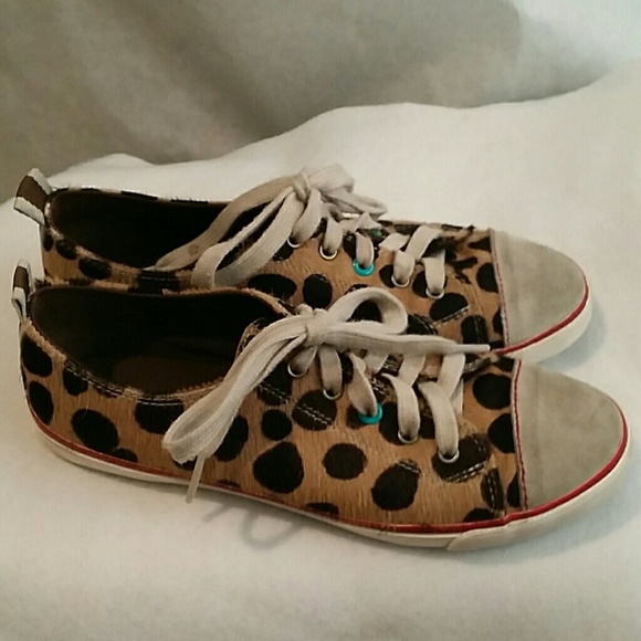 boden leopard print trainers
